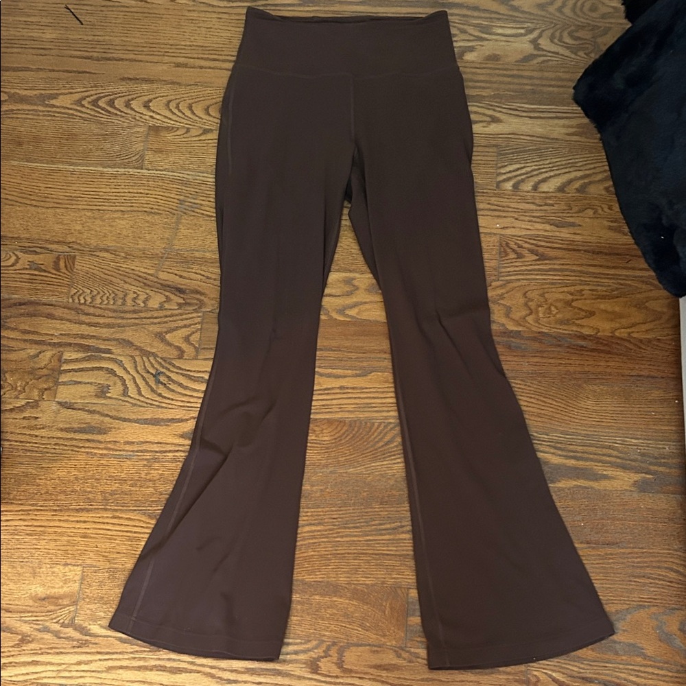 Lululemon brown flare pants